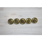 Латунные ручки с резьбой внутри, 5 шт.