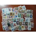 ИЗВЕСТНЫЕ ЛЮДИ (52 чистые марки СССР)