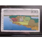Германия 1995 озеро возле Берлина Михель-1,0 евро гаш.