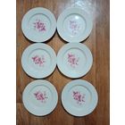 Тарелки фарфор Дружковский фарфоровый завод СССР без проблем одним лотом