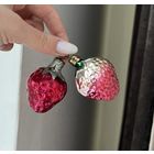 Елочная игрушка клубника СССР К.6