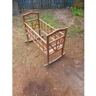 Старинная детская кроватка качалка