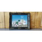 Картина "Натюрморт", масло/ДСП в пластиковой раме