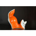 Фарфоровая статуэтка "Лисичка", номерная.