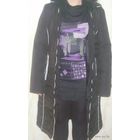 Пальто теплое с капюшоном, р-р 42-44