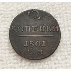 2 копейки 1801 г. С рубля.