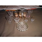 Посуда из СССР,стекло,хрусталь,подсвечники,пепе льница,стаканы,фужеры,рюмки 12 предметов.