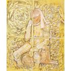 Панно на льняном холсте без подрамника