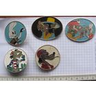 Значки из серии Ну погоди