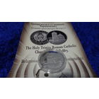 Троiцкi касцёл са званiцай. Чарнаўчыцы ( Троицкий костел с колокольней. Чернавчицы ) , м\н , 1 рубль .2017 год . Собор . Костел . Храм . Тираж  2.000 шт.