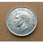 Канада, доллар 1949 г., серебро 0.800, вхождение Ньюфаундленда в состав Канады