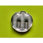 Германия. 1 марка 1994 F. Брак, аннулят, гашение ЦБ Германии. Торг.