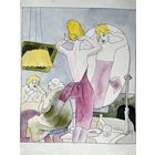 Картина графика 1960е Егор Глебович Горохов