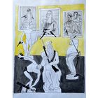 Картина графика 1960е Егор Глебович Горохов