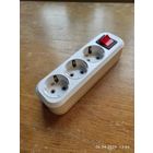 Колодка удлинителя 3гн с выкл. 16А 3,5 кВт с з/к EKF