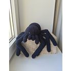 Паучище Совсем не опасный и мягенький Плюшевая вязаная мягкая игрушка амигуруми интерьер ручная работа handmade кукла