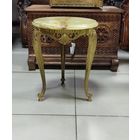 Старинный столик оникс бронза