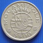 Мозамбик "Португальская колония" 5 эскудо 1973 год  КМ#86    Тираж: 3.352.000 шт