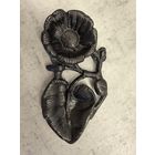 Статуэтка Ветка с цветком. Касли.  Распродажа коллекции!!!