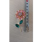 Брошь цветок,  винтажном стиле