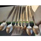 Столовые приборы набор мельхиор МНЦЦ знак качества СССР Кольчугино