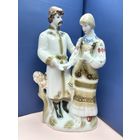 Статуэтка "Наречена", скульптор В.В. Албул, фарфор, роспись, Полонский завод художественной керамики (Полонное ЗХК), СССР, 1973-1991 гг., фарфор, роспись, СССР, 1973-1991 гг.