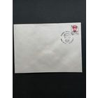 Польша 1990 Конверт с маркой Mi.3168 и надпечаткой на ней нового номинала 350 Zl "Голова в Вавельском замке Кракова" (спецгашение) Mi.3253 каталог 1.50 евро