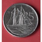 Каймановы острова 25 центов 1999