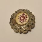 Брошь Роза с маркировкой СССР