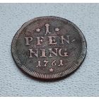 Бавария 1 пфенниг, 1761 4-1-9