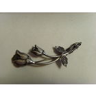 Брошь . Брошка . 925 *. Цветок