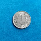 1 рейхсмарка(1936г.) М.Д.(А) Никель