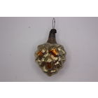 Елочная игрушка "Дубовый листок с желудями".