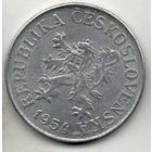 10 геллеров 1954 Чехословакия