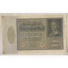 Банкнота 10000 марок 1922 год. Веймарская республика. С рубля без МЦ.