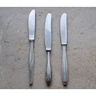 Нож столовый посеребренный клеймо 3 штуки Германия ХХ век.