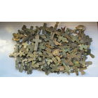 Ломанные нательные крестики.Бронза. Для реставрации или антуража.