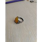 Все лоты с 1 Рубля. Шикарное серебряное(925) кольцо, с яичным королевским янтарем!!!