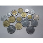 Монеты Италии17шт. без повтора.4шт.юбилейные.
