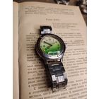 Часы Восток "Амфибия", корпус сталь СССР, на ходу с рубля