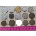 С РУБЛЯ! сборный лот монет Германии, 14 шт. Все разные.