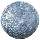 1/2 экю 1694, Людовик 14 "Король-Солнце", редкая, с рубля