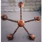 Люстра "Ивица". СССР без плафонов 5 рожков