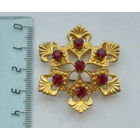 Брошь СССР. Позолота. Клеймо.