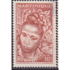 Французские Колонии  Заморский департамент Франции Мартиника 1947  год   лот 9  ЧИСТАЯ