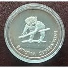 Малави 10 квач, 2005 Вымирающие виды - Лемур в капсуле.