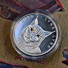 Монета Рысь 20 рублей, серебро Беларусь 2008