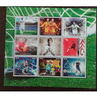 БЛОК ФУТБОЛ  ЧЕМПИОНАТ МИРА СПОРТ    MNH