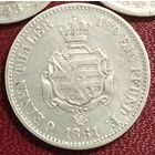 Саксония 1/6 талера 1861