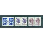 Казахстан 1992. Буран спутник Mi 3v-6v Надпечатки на марках СССР**. стандарт Космос. совместный полет Россия-Германия